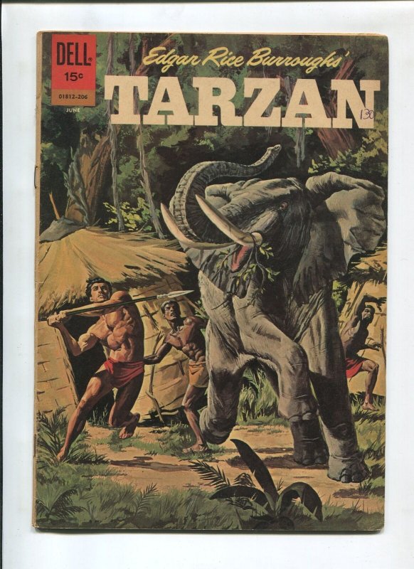 TARZAN #130 1962-DELL-EDGAR RICE BURROUGH-VG