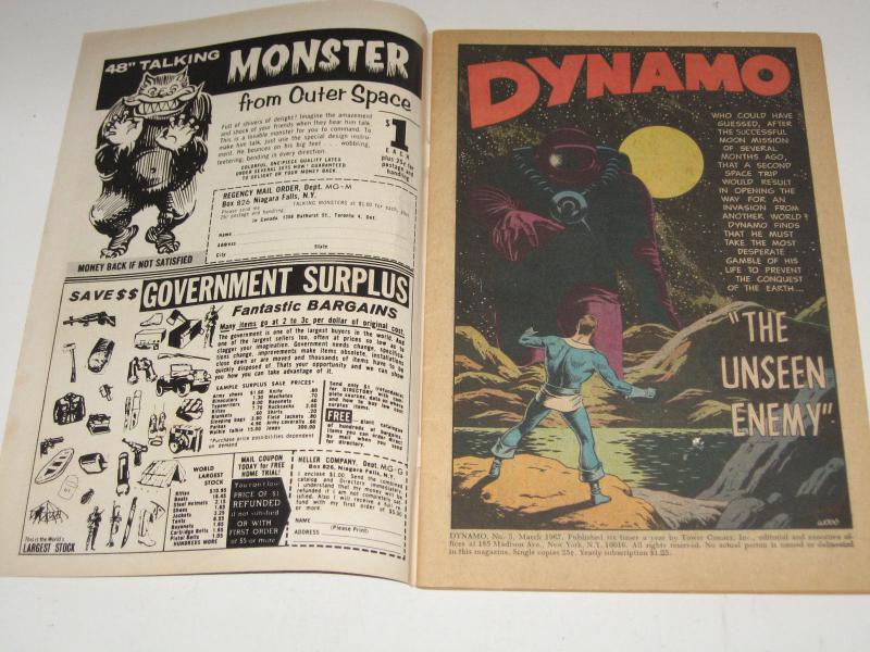 Dynamo #3 (Mar 1967, Tower) - VG/FN Condition