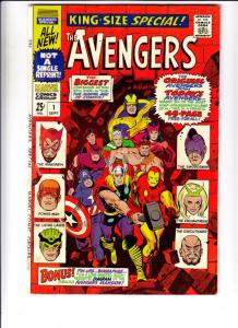 Avengers, the King-Size Annual #1 (Nov-67) FN+ Mid-High-Grade Avengers