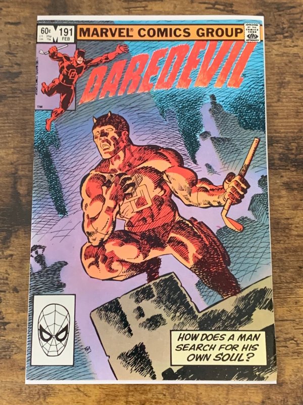 Daredevil #191 (1983). VF/NM. Classic Russian Roulette-s w/Bullseye. Miller-a.