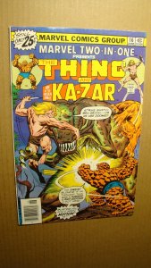 MARVEL TWO-IN-ONE 16 *SOLID COPY* THING KA ZAR SAVAGE LAND 1976