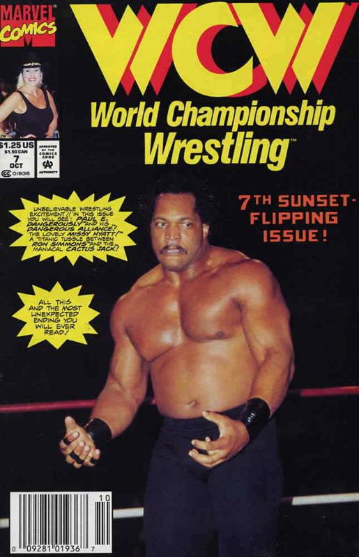 WCW World Championship Wrestling #7 (Newsstand) FN; Marvel | save on shipping -