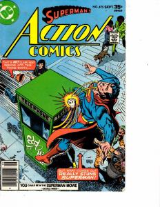 Lot Of 2 DC Comic Books Action Comics Superman #475 and #492 Batman   ON1