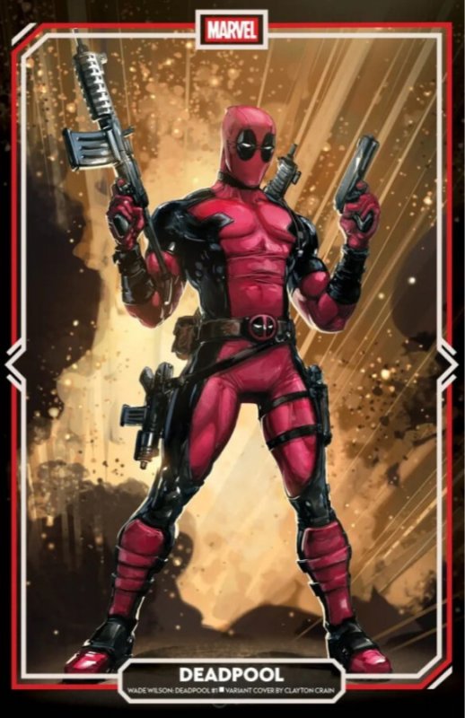 WADE WILSON: DEADPOOL #1 ? CLAYTON CRAIN 1:50 VIRGIN VARIANT 1:50