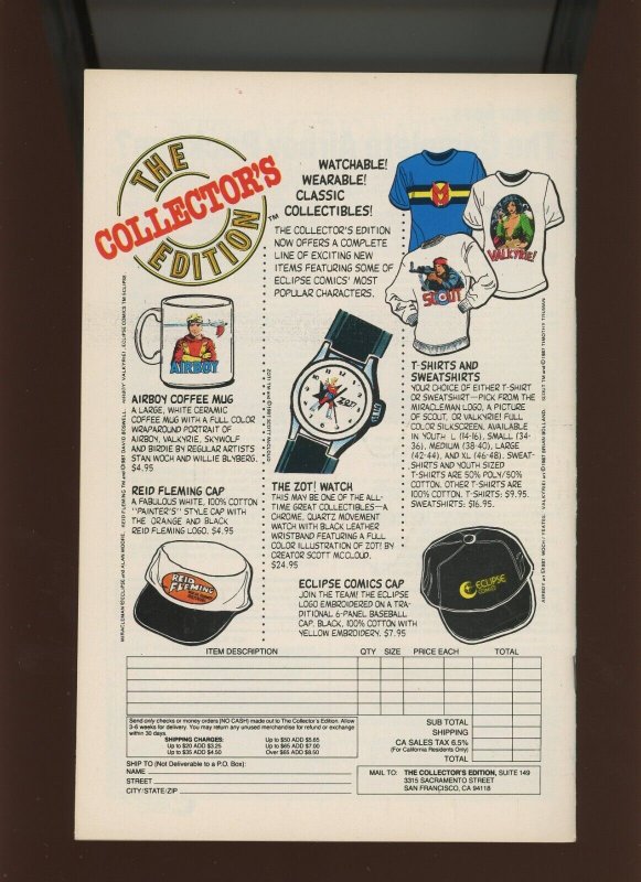 (1987) 3-D Three Stooges #3: THE 3-D GLASSES ARE ATTACHED/INCLUDED! (7.5/8.0)