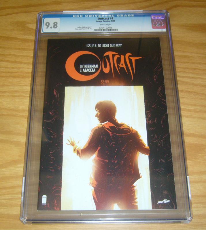 Outcast by Robert Kirkman #4 CGC 9.8 white pages - 1st print - image comics