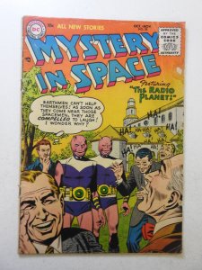 Mystery in Space #28 (1955) VG- Condition moisture stain