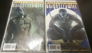 2PC MARVEL NIGHTCRAWLER LOT (9.4) #1,2!! 2001