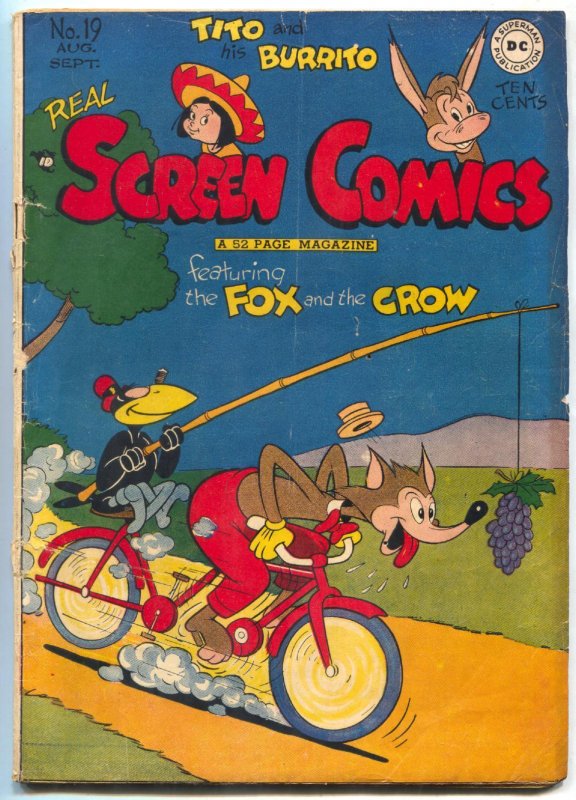 Real Screen #19 1948- Fox and Crow- Funny Animals G