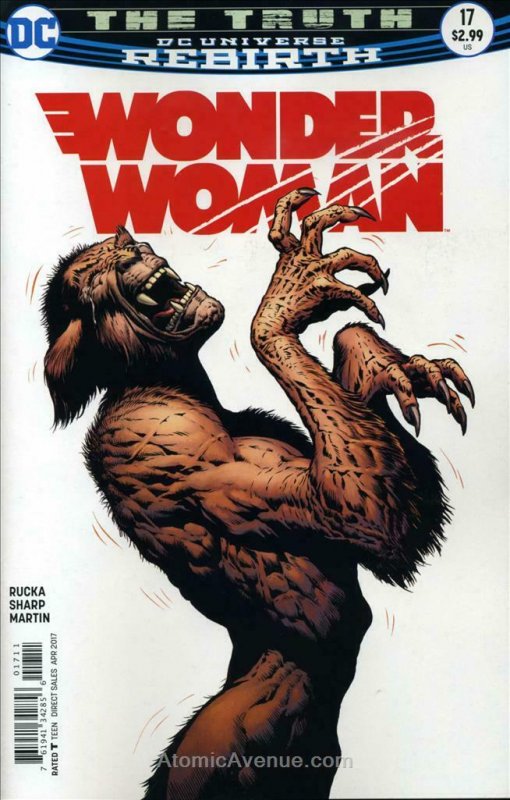 Wonder Woman (5th Series) #17 VF/NM; DC | save on shipping - details inside