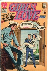 GIRLS' LOVE STORIES #157-DC ROMANCE-COWBOY COVER-LOOK VG