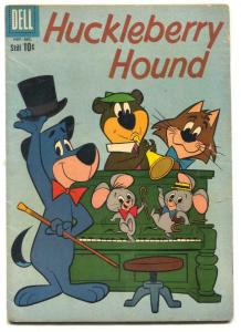 Huckleberry Hound #8 1960- Dell Comics- piano cover G