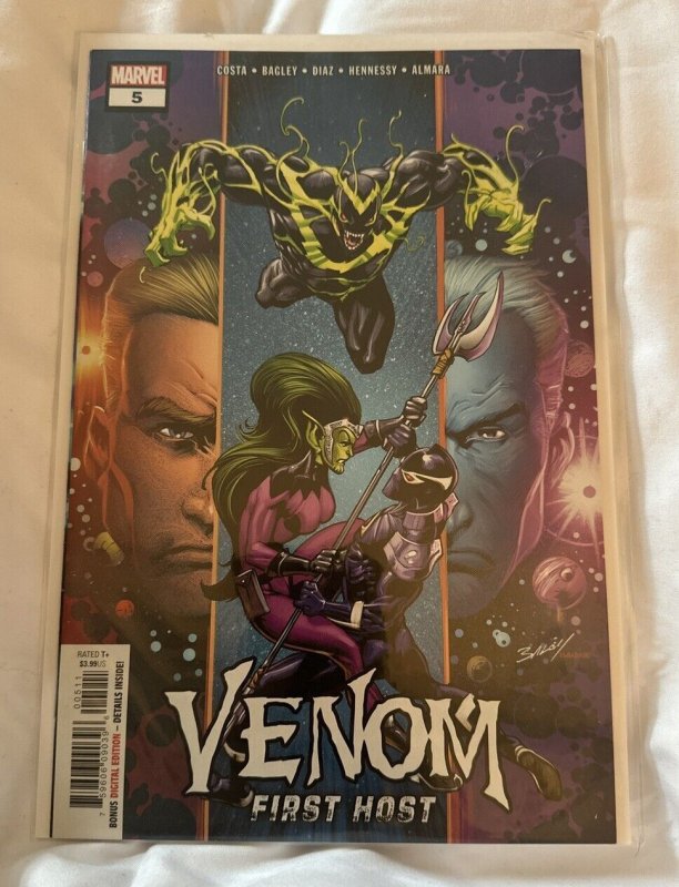 Venom First Host #5 First Print Bagley Marvel Comics 2018 NM