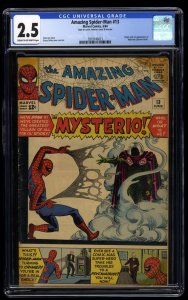 Amazing Spider-Man #13 CGC GD+ 2.5 1st Mysterio!