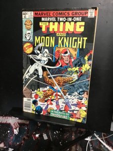 Marvel two in one  #52 Stunning high-grade Moon Knight key! Hit TV show! VF/NM
