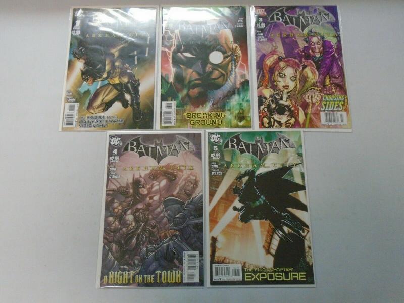 Batman Arkham City set #1-5 8.0/VF (2011)