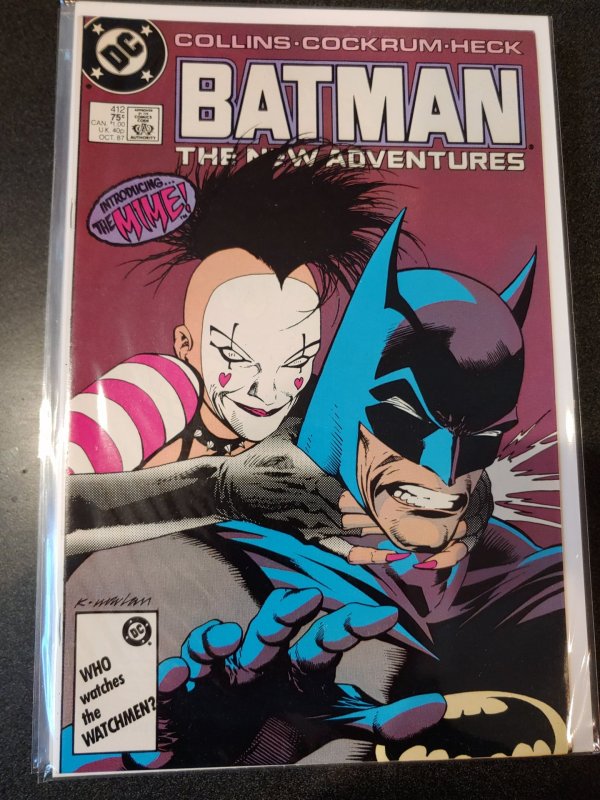 Batman #412 Origin & 1st app. of the Mime! HIGH GRADE