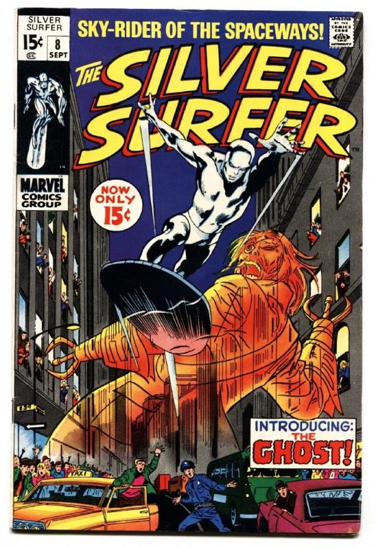 Silver Surfer #8 1st appearance of GHOST-comic book 1969- Marvel Comics
