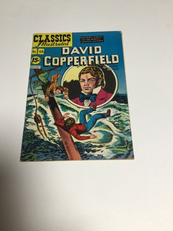 Vintage CLASSICS ILLUSTRATED Comic Book #48 DAVID COPPERFIELD Fn Fine 6.0 