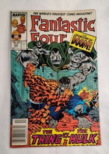 Fantastic Four 320, Thing vs Gray Hulk, Marvel Comics 1988, Copper Age, VF-