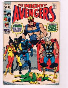 Avengers # 68 FN Marvel Silver Age Comic Book Vision Age Of Ultron Hulk Thor J12