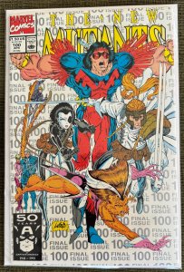 The New Mutants #100 (1991) 3rd Print Silver 9.6 NM+