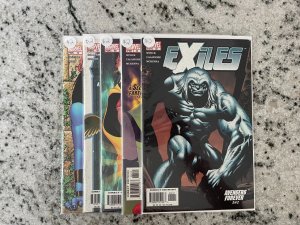 Lot Of 5 Exiles Marvel Comic Books # 32 34 40 41 42 NM 1st Prints X-Men 2 J808