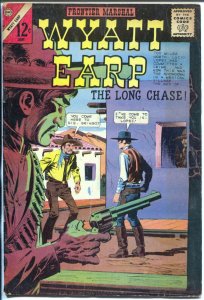 Wyyatt Earp Frontier Marshall #51 1963-Charlton-gun fight cover-VG