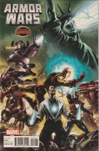 Armor Wars # 1 Steve Pugh Variant 1:20 Cover Marvel 2015 [R3]