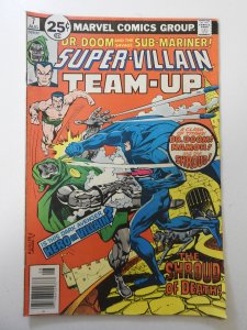 Super-Villain Team-Up #7 (1976) VG+ Condition moisture stain