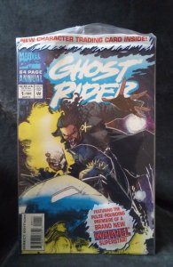 Ghost Rider Annual #1 w/ Night Terror trading card *opened* (1993)