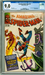 The Amazing Spider-Man #21 (1965) CGC 9.0!