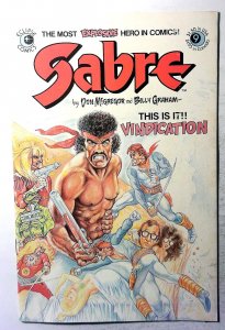 Sabre #9 (1984) Eclipse Comics 1st Print Comic Book