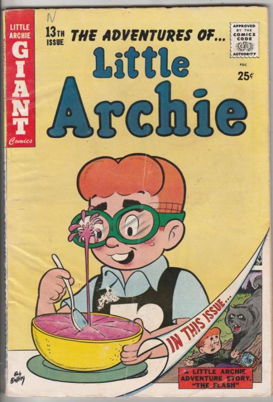 Little Archie, The Adventures Of #13 (Dec-59) FN- Mid-Grade Little Archie, Li...