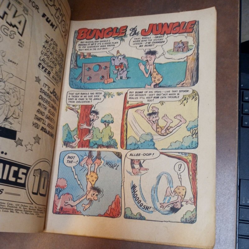 GIGGLE COMICS #71 GOLDEN AGE 1950 acg cartoon funny animal american group key