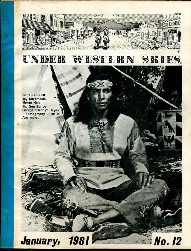 Under Western Skies #12 1/1981-Jay Silverheels-Monte Hale-B-Westerns-VG