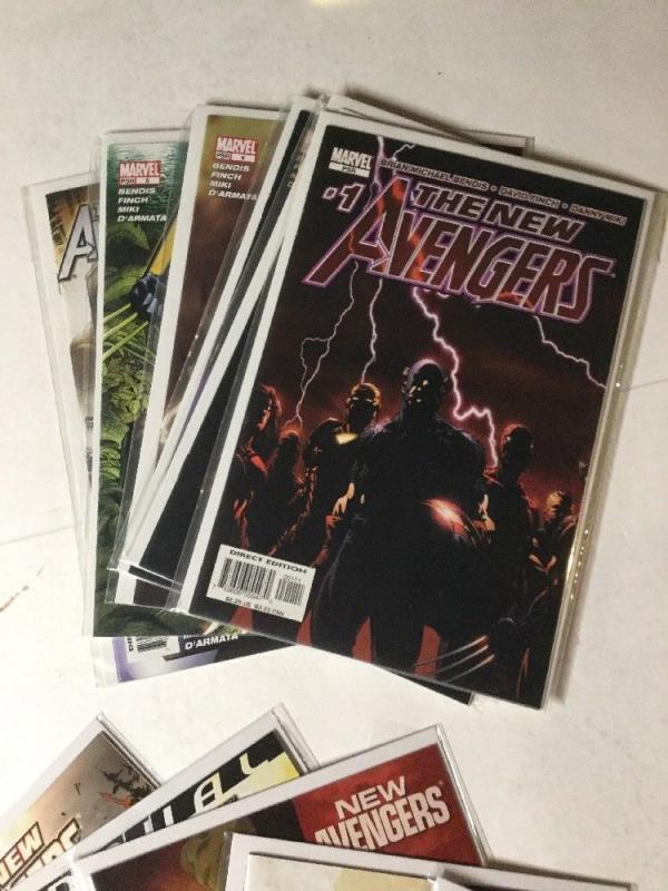 The New Avengers 1 2 3 4 5 6 + Extras Nm Near Mint Bendis Run