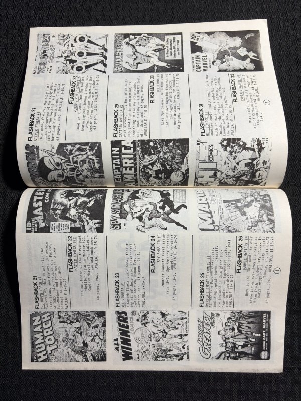 1974 DYNA PUBS 16pg Catalog of Products FN 6.0 Flashback Comics / Alan Light