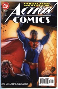 ACTION COMICS #800 comic book Drew Struzan homage to Action #1