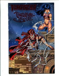 Vampirella/Painkiller Jane #1 - Red Foil Variant, Joe Quesada, Waid (9.2) 1998