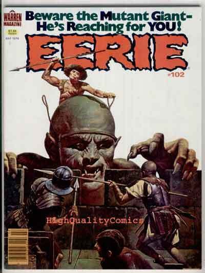 EERIE #102, NM, Warren, Rook, EarthQuake, Ortiz, 1979, more Mags in store