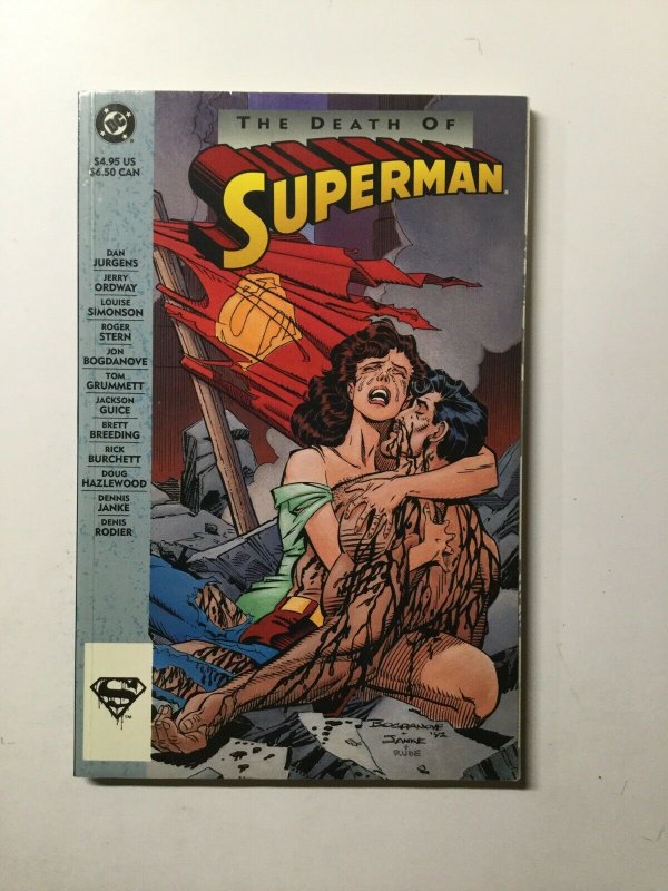 The Death Of Superman Tpb Sc Softcover Near Mint Nm Dc Comics