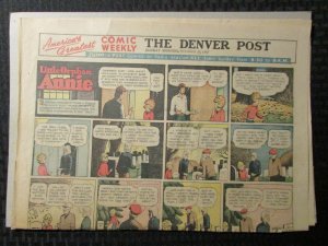 1947 Oct 26 SUNDAY 8pg Comic Section VG+ 4.5 Flash Gordon / Little Orphan Annie