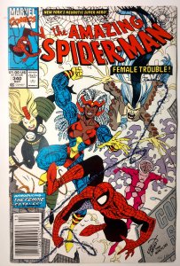 The Amazing Spider-Man #340 (8.0-NS, 1990) 1ST TEAM APP OF THE FEMME FATALES
