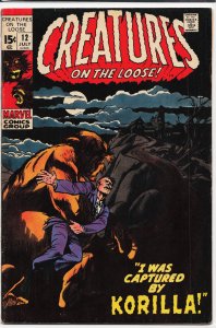 Creatures on the Loose #12 (1971) Korilla