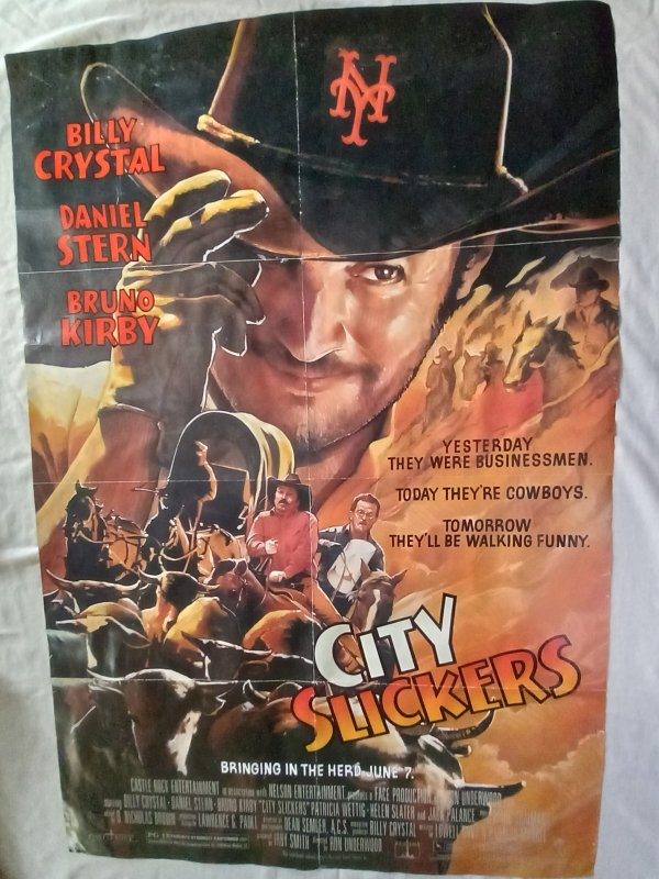 Billy Crystal: movie poster of City Slickers (1991)