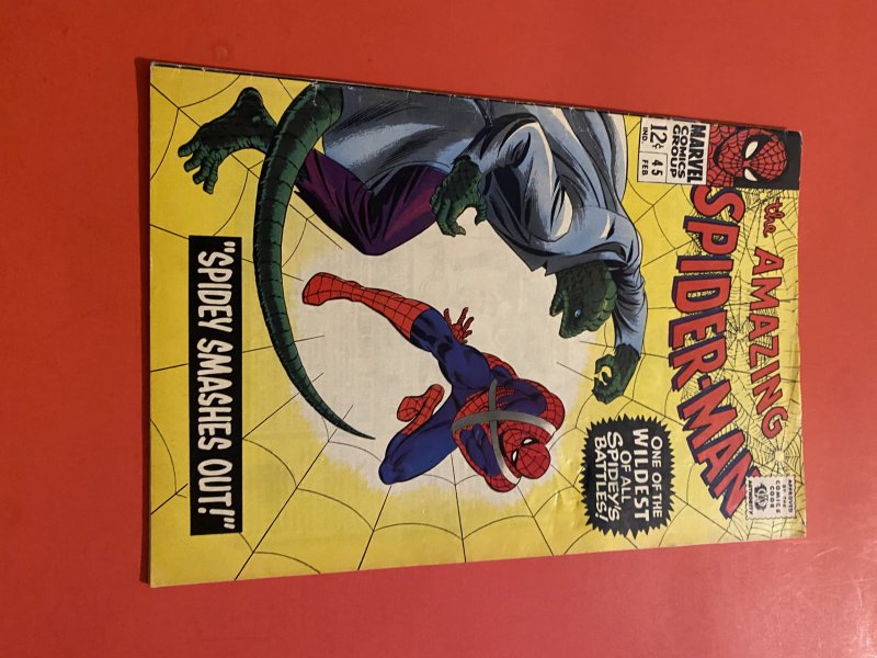 The Amazing Spider-Man #45 (1967) The lizard