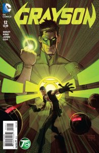 Grayson #12A FN ; DC | New 52 Green Lantern 75th Anniversary Variant