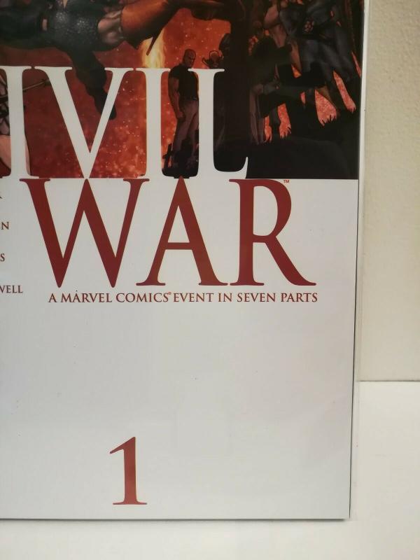 Civil War #1 (Jul 2006, Marvel) grade near mint 9.2 