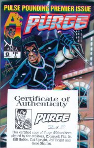 Purge #0 (1993) With autograph & certification shown in the photo.